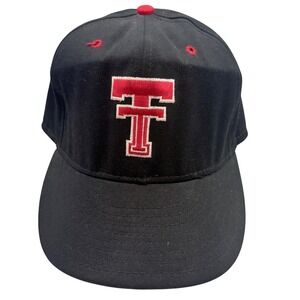Vintage Texas Tech Red Raiders Fitted Hat Proline Double T NCAA Cap 7-3/8 90s